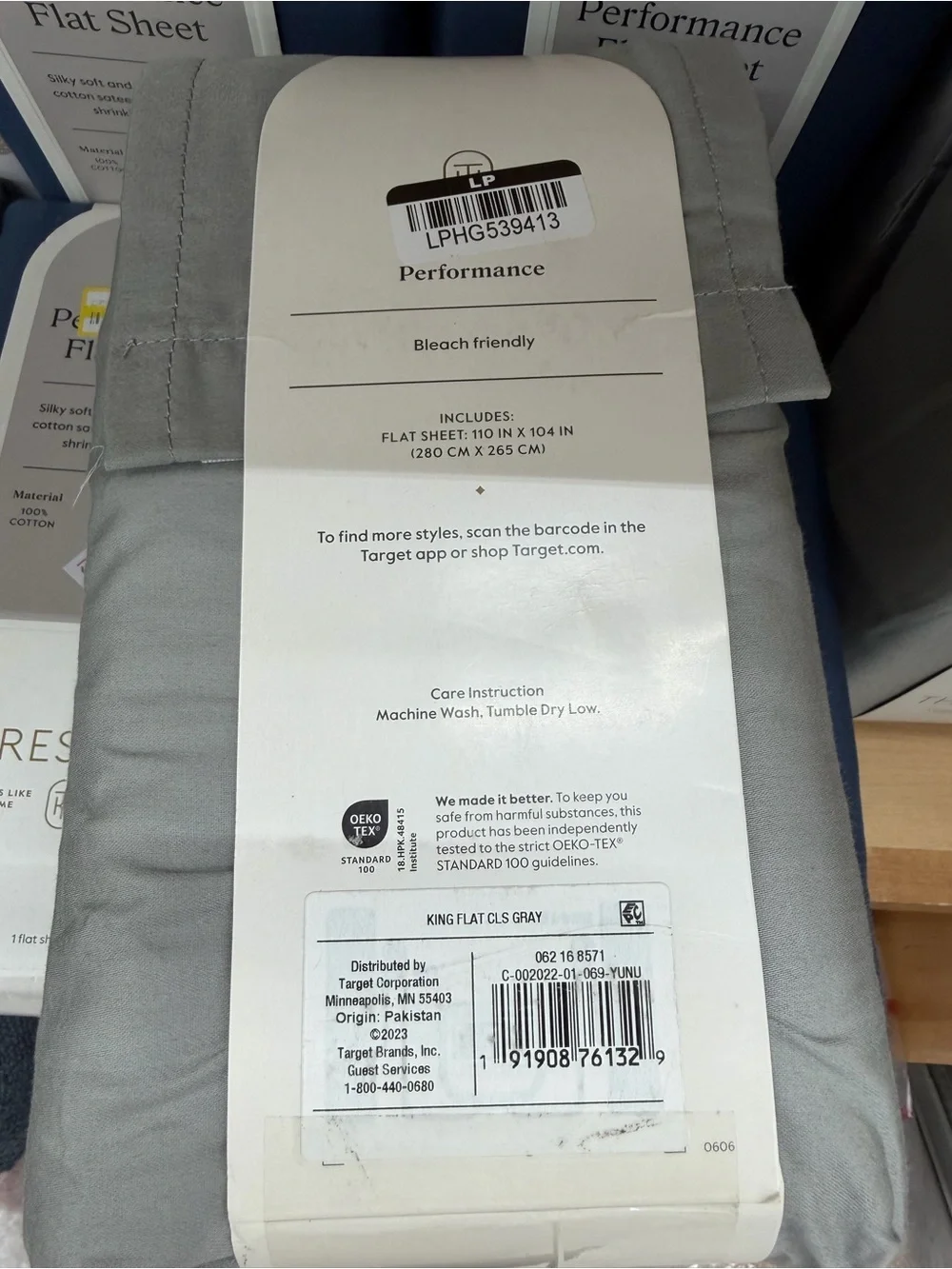 Target Performance Sheet - Metallic Blue